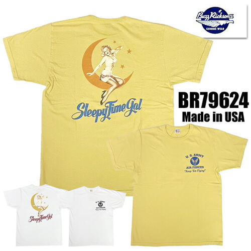 버즈릭슨 반팔 티 빈티지 SLEEPING TIME GIRL 25SS BR79624