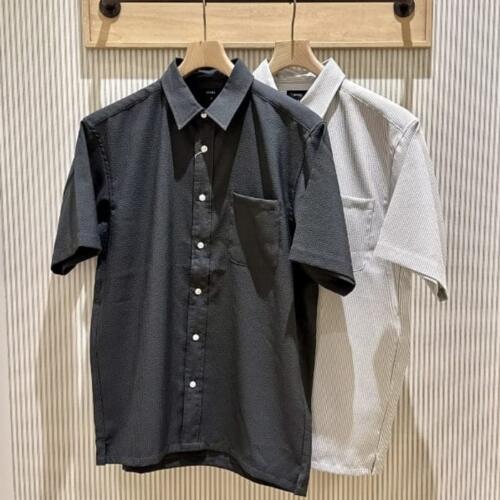 빔즈 시어서커 레귤러 반팔 셔츠 11-01-1588-803