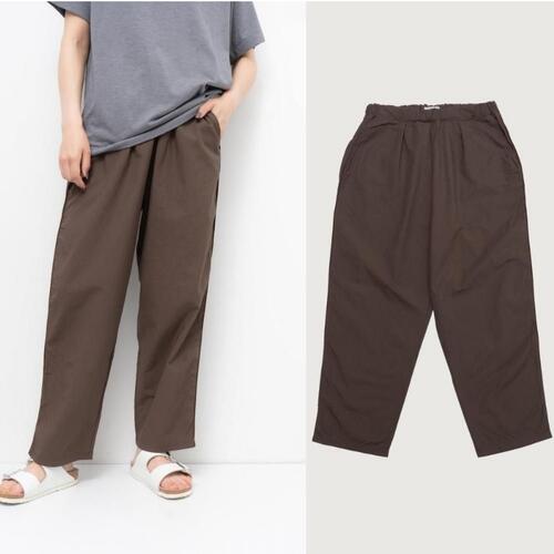 오디너리핏츠 린넨 바지 COTTON LINEN EAZY TROUSER PT007-BRN