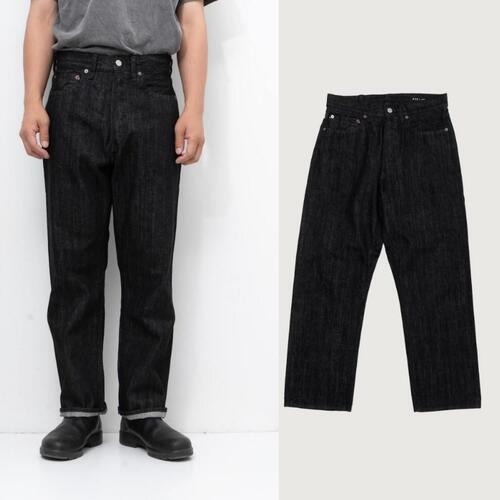 오디너리핏츠 117 TYPE LOOSE 블랙 원워시 데님 팬츠 청바지 117OW-BLK
