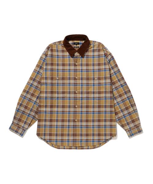 빔즈 체크 워크 셔츠 빈티지 와이드 11-11-1242-803