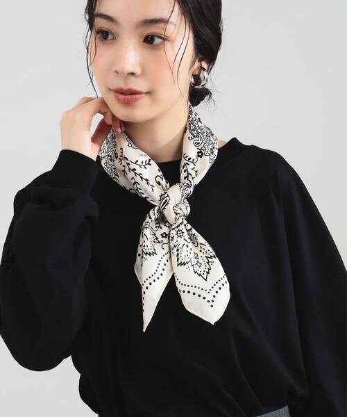 마니푸리 manipuri 칼레이도 반다나 스카프 실크 64-45-0720-578