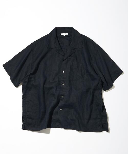 카우람 반팔 셔츠 Belgium Linen Open Collar Shirt 1.1 1006390900007