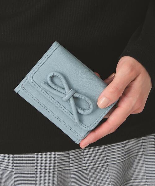 Hashibami 하시바미 가죽 리본 접이식 지갑 빔즈 61-64-0331-811