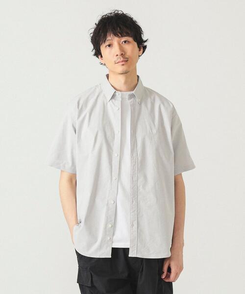 빔즈 엠블럼 옥스포드 버튼다운 반팔 셔츠 11-01-1589-803