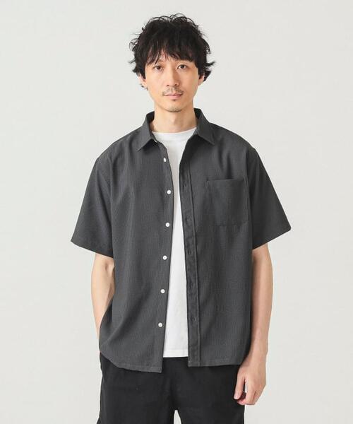 빔즈 시어서커 레귤러 반팔 셔츠 11-01-1588-803