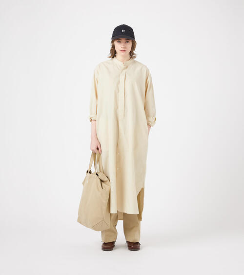 나나미카 원피스 Band Collar Wind Shirt Dress S25FF064 25AW