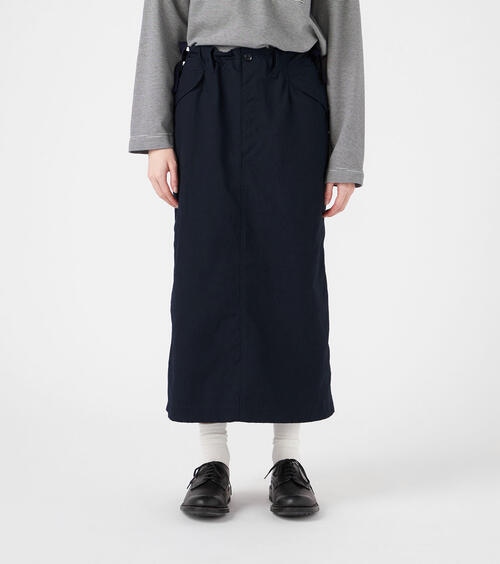 나나미카 치마 스커트 Relaxed Fit Cargo Skirt S25FE063 25AW