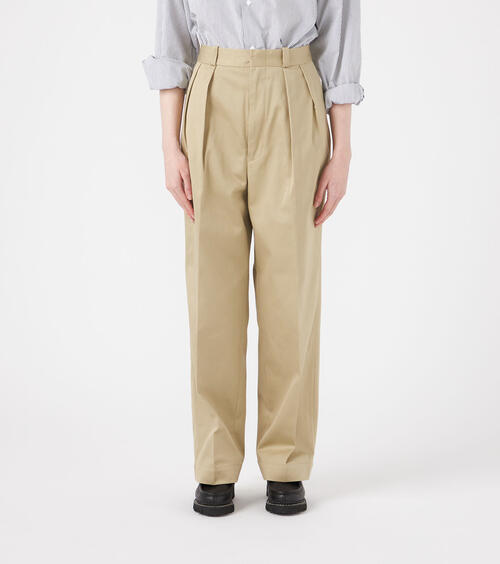 나나미카 바지 여성 Double Pleat Chino Pants SUCS402 25AW