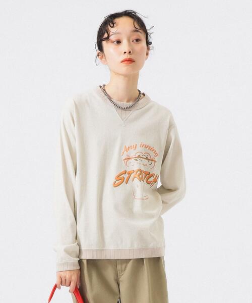 빔즈 보이 X Jackman 여성 티 로고 긴팔  13-14-0525-060