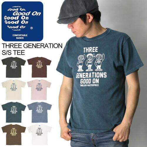 굿온 반팔 티 프린팅 OLSS1241P 빈티지