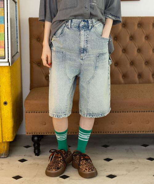 니코앤드 더블 니 하프 데님 팬츠 청바지 329706