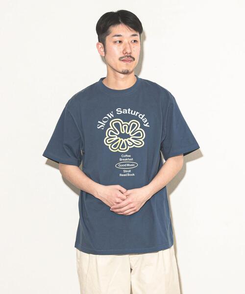 빔즈 반팔 티 Slow Saturday T-Shirt 75-08-1250-049