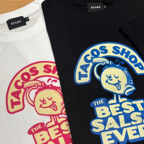 빔즈 반팔 티 TACOS SHOP T-Shirt 75-08-1249-049