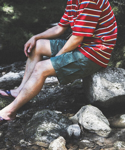 빔즈 플러스 X sage de cret 밀리터리 쇼츠 반바지 38-25-0163-411