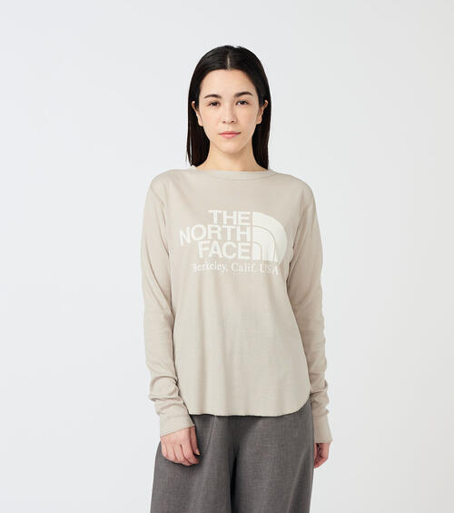 노스페이스 퍼플라벨 로고 긴팔 티 Field Crewneck 여성 N25FH031