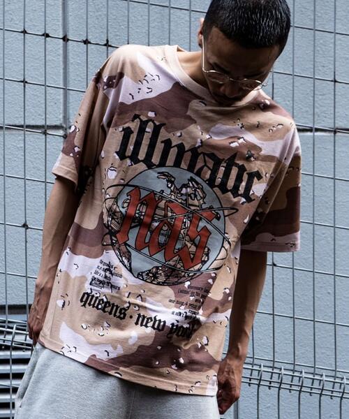 NAS X U/MUSIC X 빔즈 카모 반팔 티 23-04-0230-325
