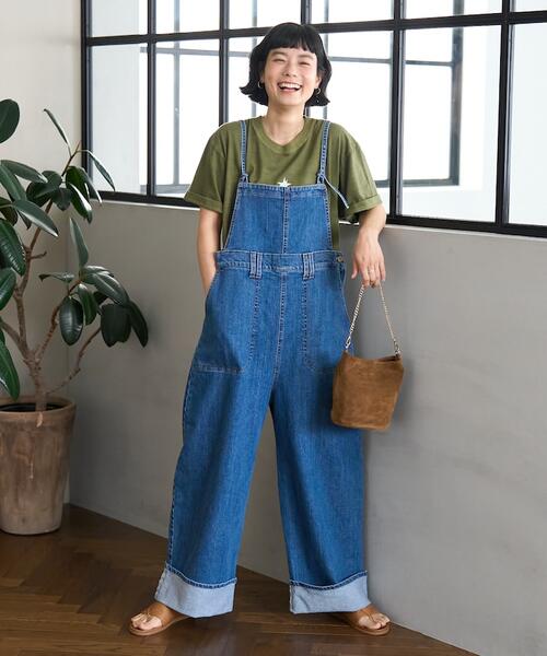 프릭스스토어 X SOMETHING 데님 살로펫 멜빵 바지 25AW 1146136800076