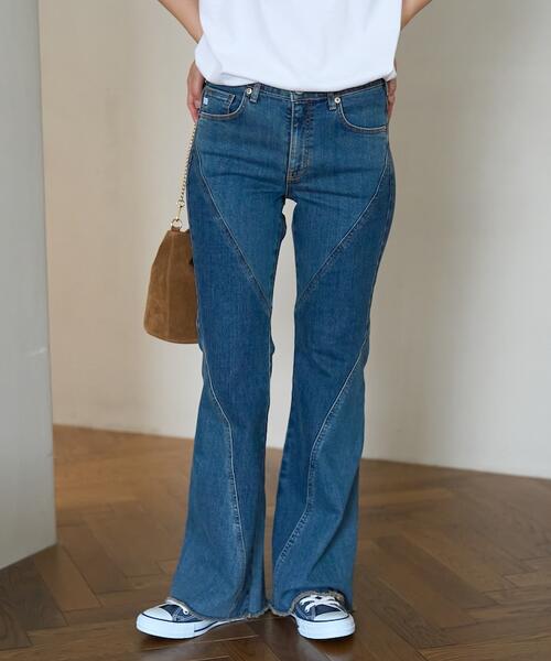 프릭스스토어 X SOMETHING 플레어 데님 팬츠 청바지 여성 25AW 1140136800389