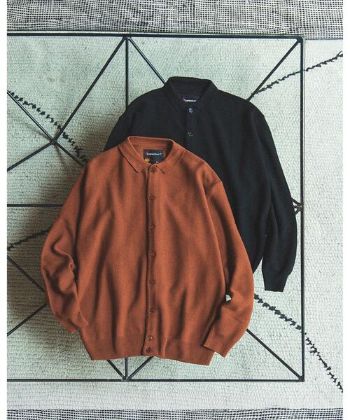 B MING by BEAMS X TOWN CRAFT 빔즈 폴로 니트 가디건 92-15-0390-049