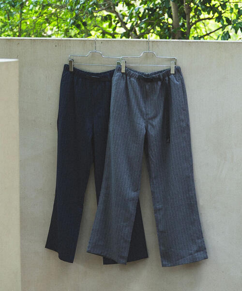 B MING by BEAMS X 그라미치 스트라이프 슬랙스 바지 92-24-0467-585