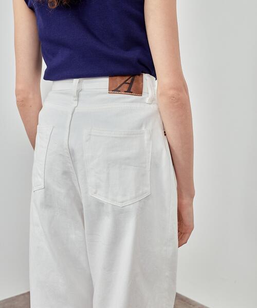 아나토미카 618 MARILYN I WHITE DENIM 여성 청바지 데님 팬츠 여유로운핏