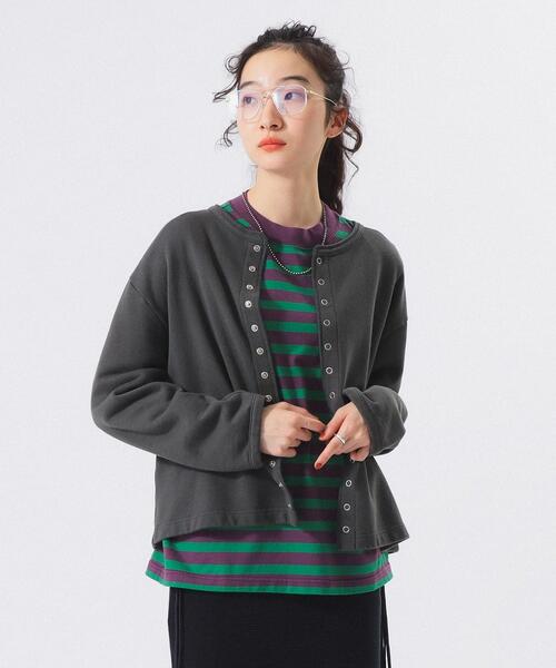 빔즈 보이 가디건 여성 스냅 버튼 13-13-0403-654