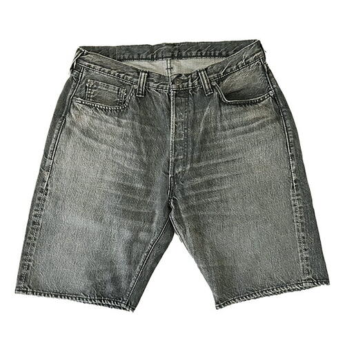 풀카운트 데님 팬츠 청 반바지 1904BKHW 5 Pocket Black Denim Shorts Dartford