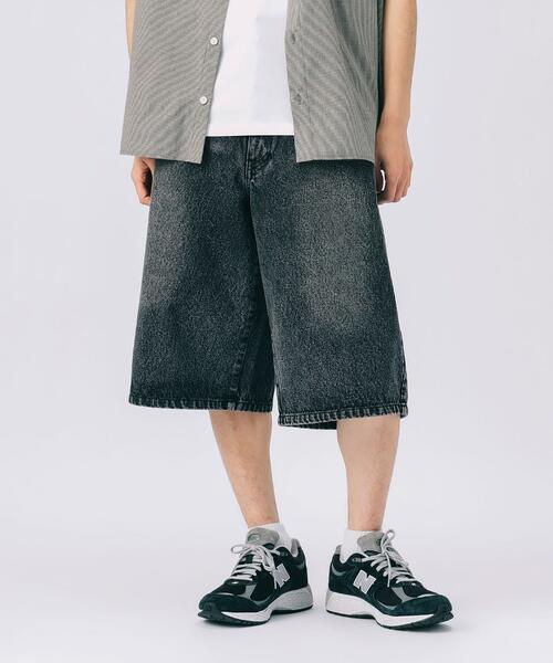 빔즈 하트 오버다이 데님 쇼츠 반바지 42-25-0034-147