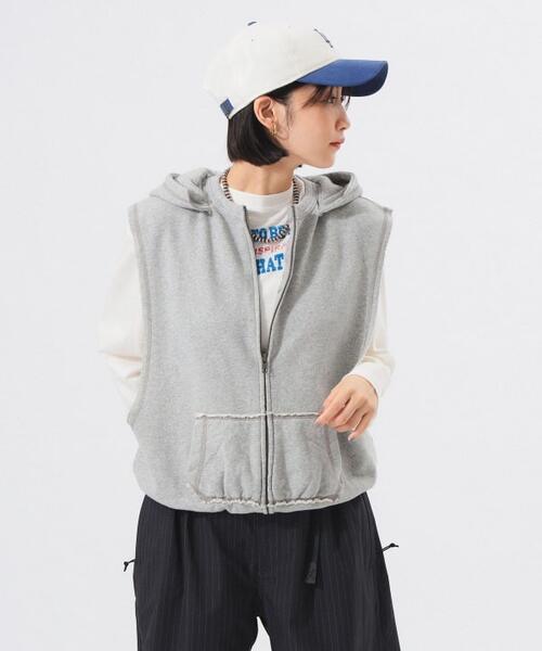 빔즈 보이 풀지퍼 후드 스웨트 조끼 13-06-0253-101