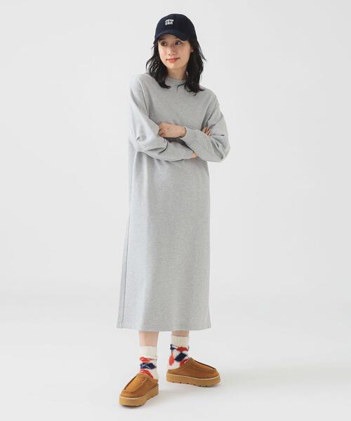 B MING by BEAMS 빔즈 백헤어 기모 원피스 스웨트 93-26-1025-646