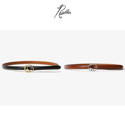 니들스 피스 버클 내로우 벨트 스티어 가죽 RW025 25AW