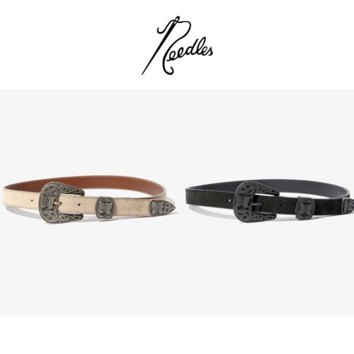 니들스 빠삐용 웨스턴 팁 벨트 스웨이드 25AW RW030