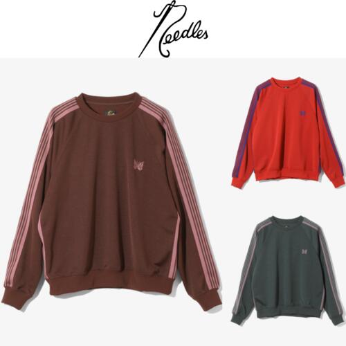 니들스 크루넥 트랙 크루넥 티 셔츠 Poly Smooth 25AW RW315