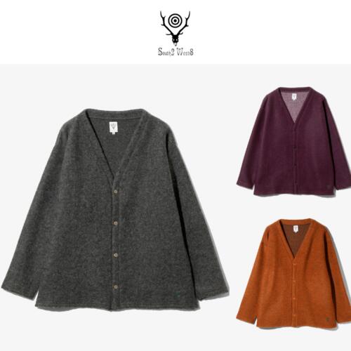 남이서팔 S.S 브이넥 가디건 울 Boiled Jersey RW644 25AW