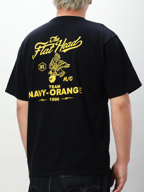 THE FLAT HEAD 플랫헤드 반팔 티 FN-TMC-103EC 빈티지