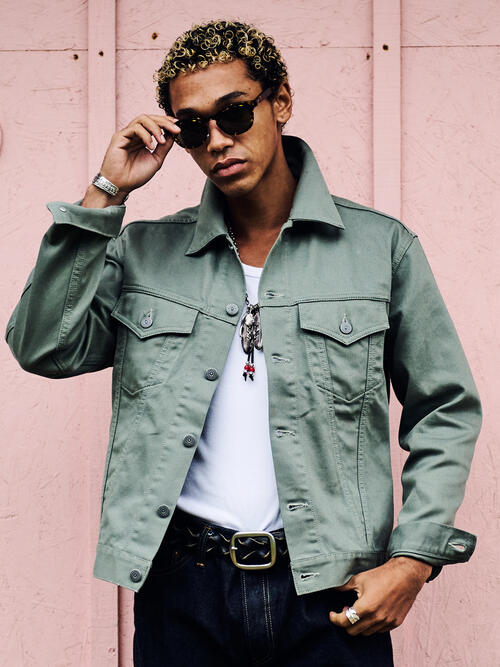 THE FLAT HEAD 플랫헤드 피케 재킷 빈티지 FN-OJ-C016