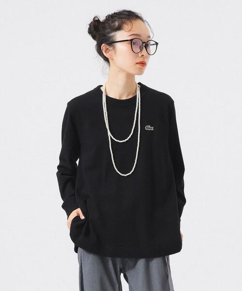 빔즈 보이 X 라코스테 여성 A라인 긴팔 티 13-14-0529-462