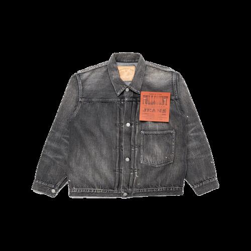 풀카운트 X Blue in Green 블랙 데님 재킷 S2107BKHWSS-BIG