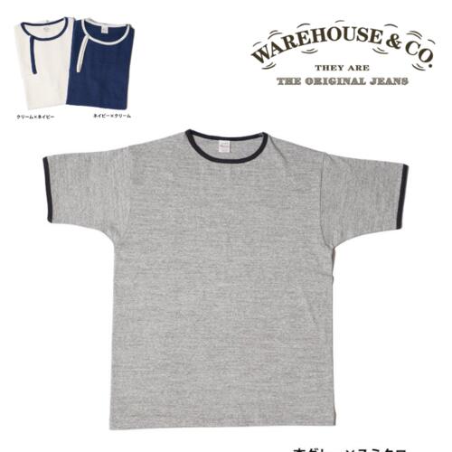 웨어하우스 4059 반팔 티 셔츠 무지 링거 25AW