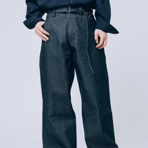 리바이스 X EDIFICE 벨트 데님 팬츠 청바지 L28 25030310010030 25AW