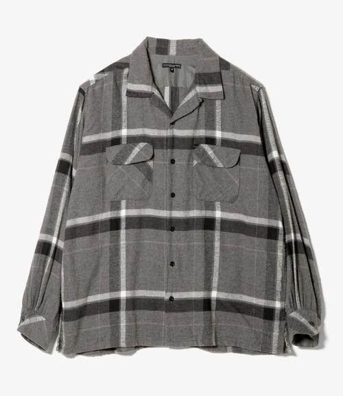 엔지니어드 가먼츠 클래식 셔츠 Cotton Brushed Big Plaid RV010
