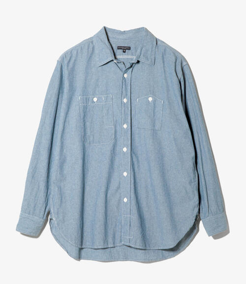 엔지니어드 가먼츠 워크 셔츠 4.5oz Cotton Chambray RV016