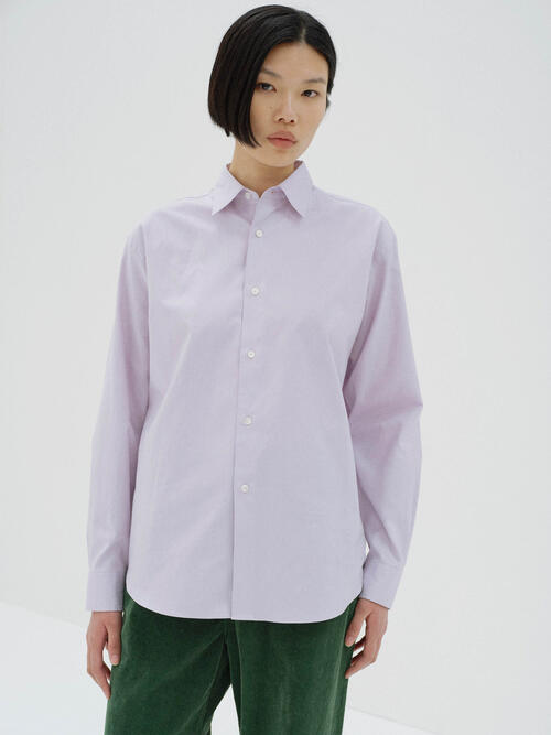 오라리 여성 셔츠 FINX OX CHAMBRAY SHIRT 25AW