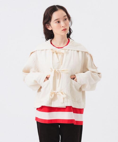 빔즈 보이 밀리터리 후드 재킷 여성 13-18-0716-452