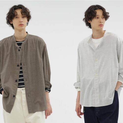 마가렛호웰 셔츠 남성 TOP DYED COTTON POPLIN SHIRT 25AW