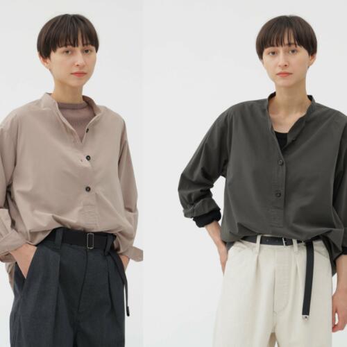 마가렛호웰 여성 셔츠 FLUID COTTON POPLIN SHIRT 25AW