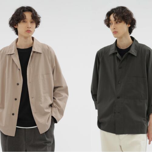 마가렛호웰 남성 셔츠 FLUID COTTON POPLIN SHIRT 25AW