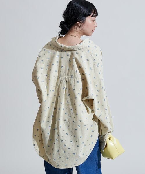 프릭스스토어 플라워 코듀로이 셔츠 긴팔 여성 25AW 1100248902162