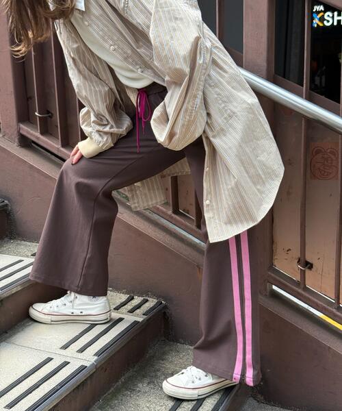 니코앤드 이지 플레어 라인 팬츠 여성 바지 292405